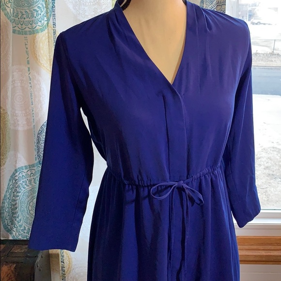 Sold Ann Taylor petite blue dress - Picture 2 of 7